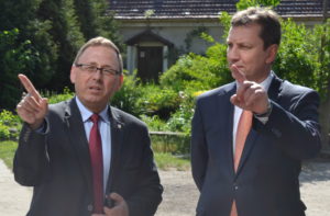 Abgeordneter Ryszard Galla (links) und Minister Andrzej Halicki (rechts). Mit dem PO-Politiker konnten die Probleme der Minderheit nicht gelöst werden Foto: Łukasz Biły.