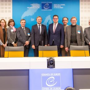 Vertreter der FUEN diskutierten in Straßburg mit Politikern des Europaparlaments und Repräsentanten des Europarates. Foto: FUEN