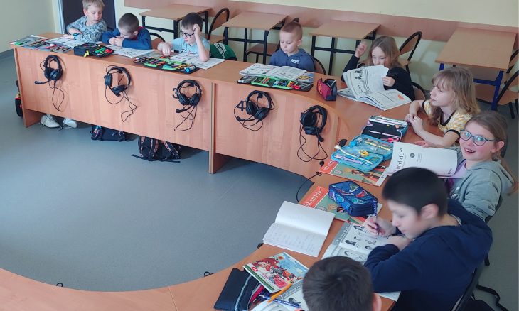 Unterricht in der Schule in Sonntag (Zyndaki) Foto: Archiv der Schule